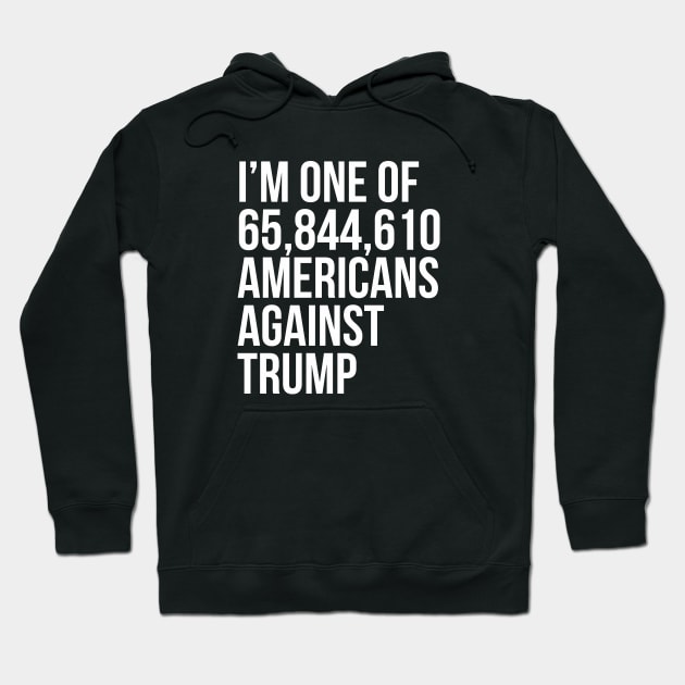 i am one of 65844954 americans against trump Hoodie by ajarsbr